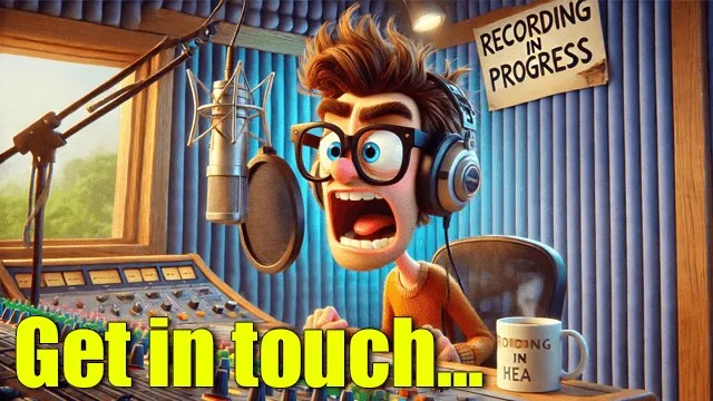 Guy Harris voiceover recording studio — Get in touch