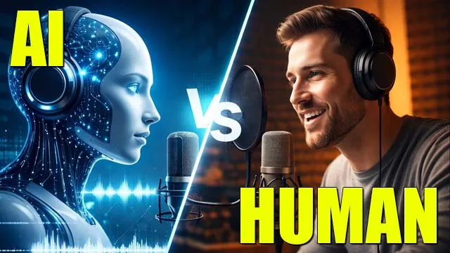 AI Voices vs Human Voiceovers – What’s the Real Difference?