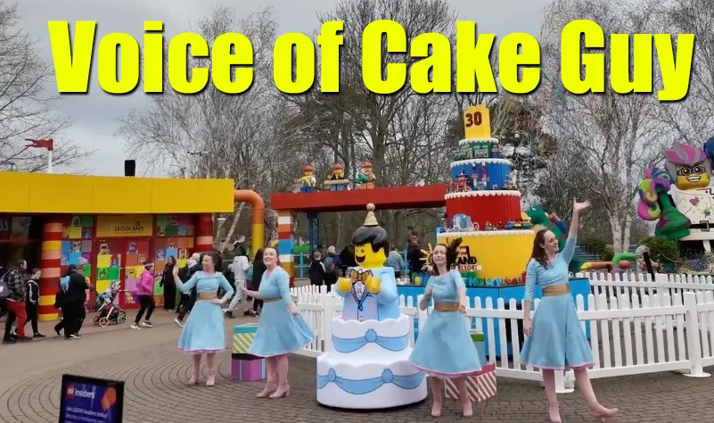 Voice of Cake Guy at LEGOLAND Windsor 30th Birthday Show - Guy Harris VoiceoverGuy