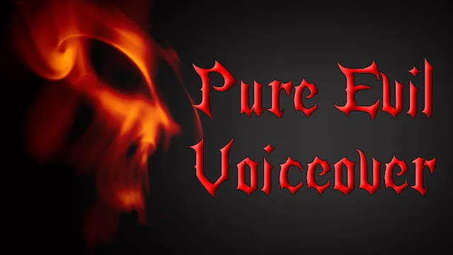 evil character voiceover