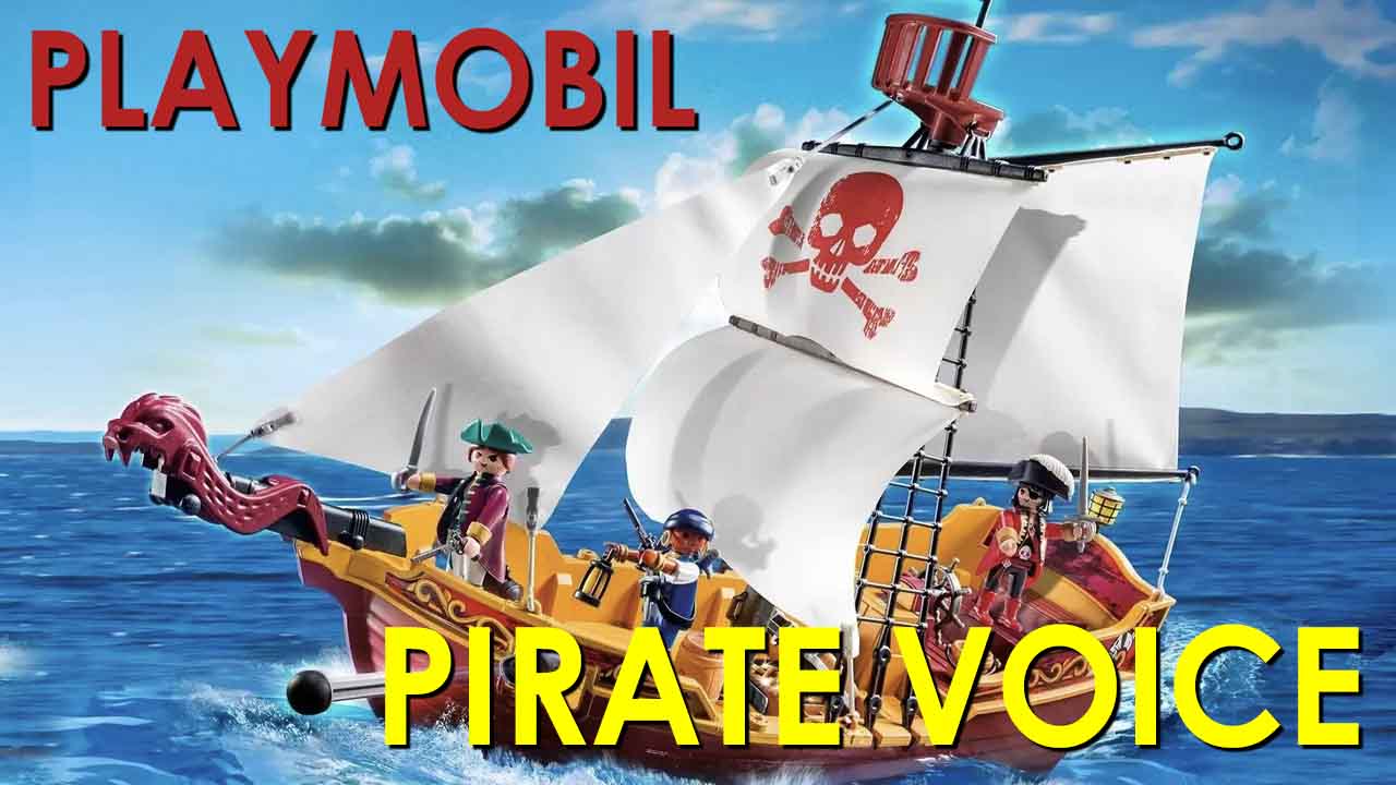 Playmobil Pirate Voice – British Male Character Voiceover